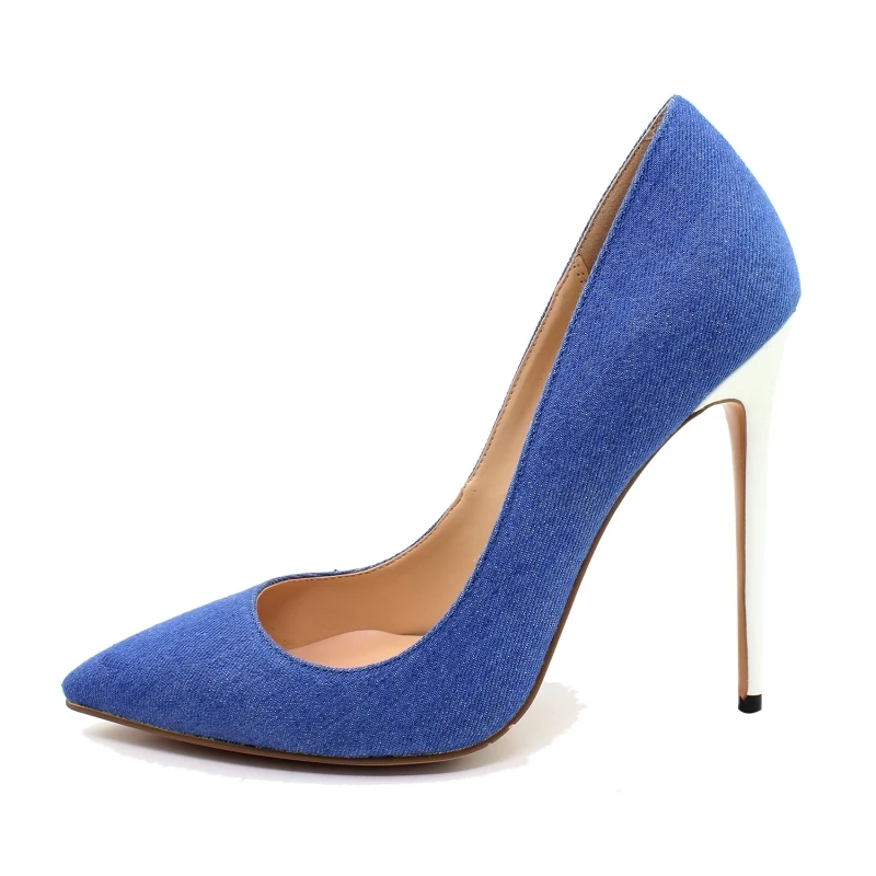 Shoes Woman High Heel New Fashion Sexy Pumps Black Pointed Toe Heels Shallow Mouth Work Denim High Heel Women Shoes D026A
Shoes Woman High Heel New Fashion Sexy Pumps Black Pointed Toe Heels Shallow Mouth Work Denim High Heel Women Shoes D026A