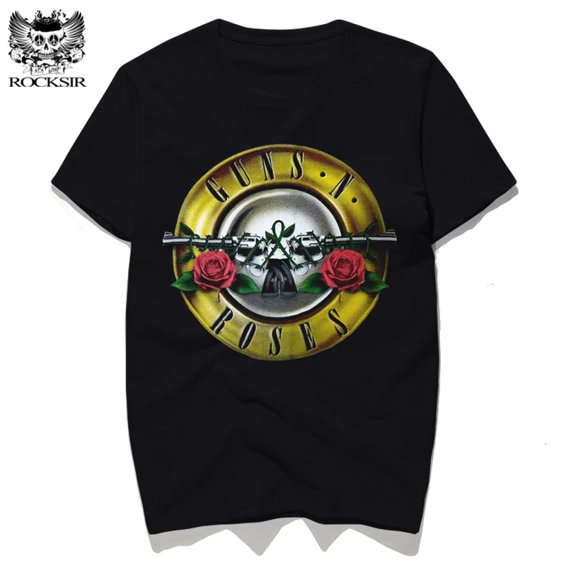 Rocksir GUNS'N'ROSES pattern NEW Tees t shirt men Cotton T-shirt Casual men's T shirts Men Brand Clothing Tees Men #SFY81
Rocksir GUNS'N'ROSES pattern NEW Tees t shirt men Cotton T-shirt Casual men's T shirts Men Brand Clothing Tees Men #SFY81