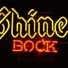 Неоновая светосветильник вывеска Shiner Bock Glass на заказ пивной