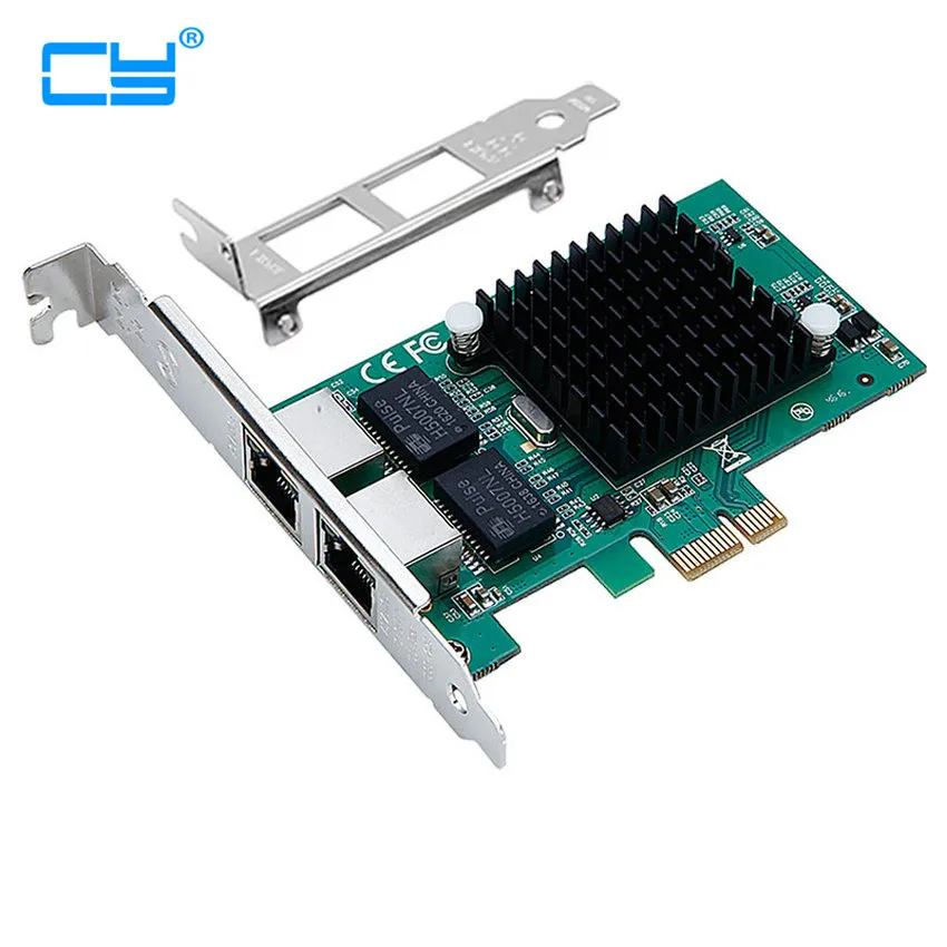 Новая сетевая карта Pci express gigabit Ethernet pice gigabit Dual RJ45, сетевая карта без привода, чипсет intel82575EB
Новая сетевая карта Pci express gigabit Ethernet pice gigabit Dual RJ45, сетевая карта без привода, чипсет intel82575EB