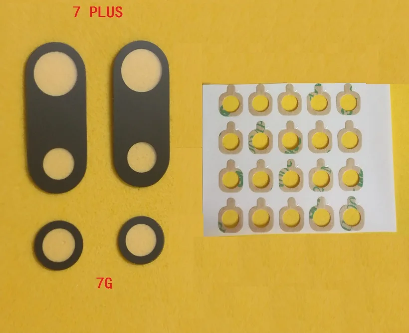 Фото 100 шт./лот для iPhone 7G 7 + Plus P задний тыловой объектив камеры стеклянная крышка