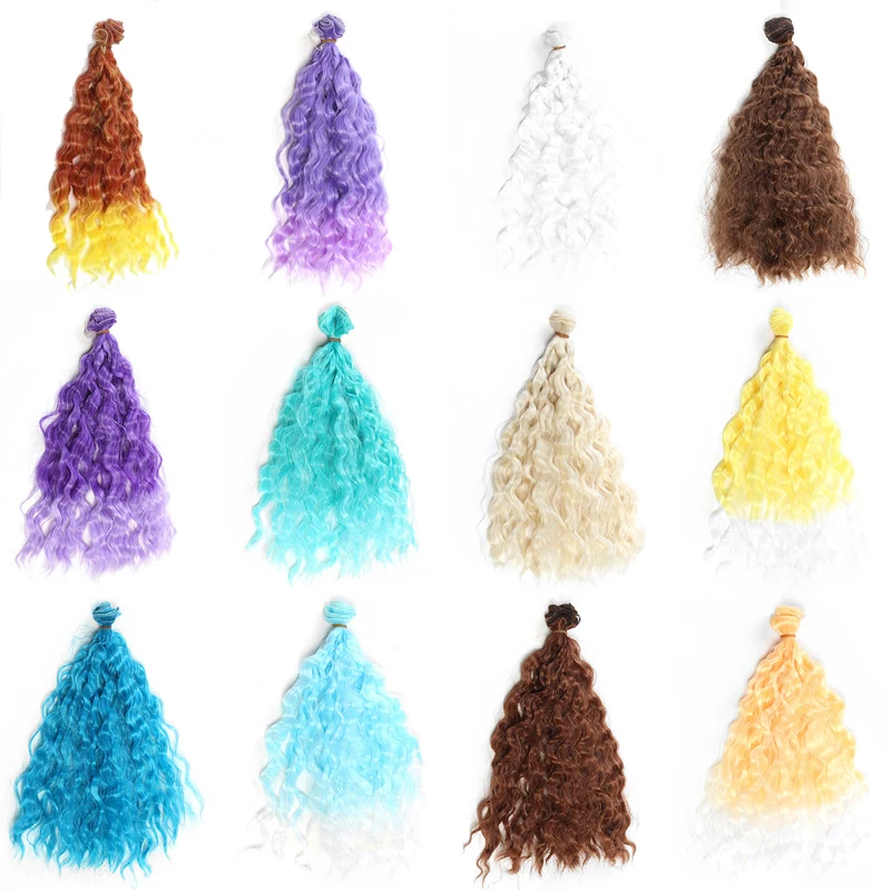 2PCS/LOT High Quality DIY Curly Doll Hair High-temperature Wire BJD Wigs Hair Doll 25CM
2PCS/LOT High Quality DIY Curly Doll Hair High-temperature Wire BJD Wigs Hair Doll 25CM
