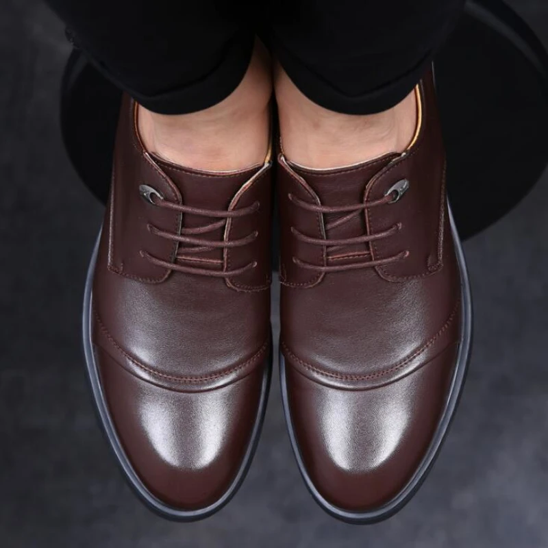 Men Business Dress Shoes Pointed Toe Big Size -39 Male Formal Shoes PU Leather Rubber Shoes Mens
Men Business Dress Shoes Pointed Toe Big Size -39 Male Formal Shoes PU Leather Rubber Shoes Mens