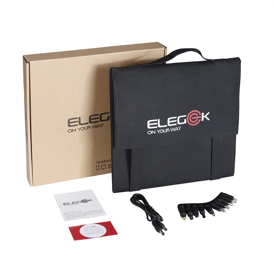 ELEGEEK 5V 18V 40W Portable Solar Panel Charger SUNPOWER DC 18V Outdoor Solar Charger for Laptop/12V Battery/Mobile Phone
ELEGEEK 5V 18V 40W Portable Solar Panel Charger SUNPOWER DC 18V Outdoor Solar Charger for Laptop/12V Battery/Mobile Phone