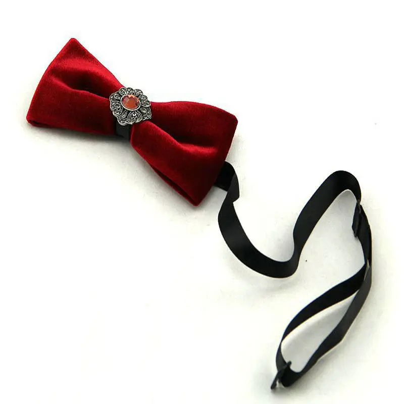 Elegant 2020 British Men Women Alloy Crystal Rhinestone Elastic Band Bow Ties Vintage Velvet Business Wedding Party Gift Bowtie
Elegant 2020 British Men Women Alloy Crystal Rhinestone Elastic Band Bow Ties Vintage Velvet Business Wedding Party Gift Bowtie
