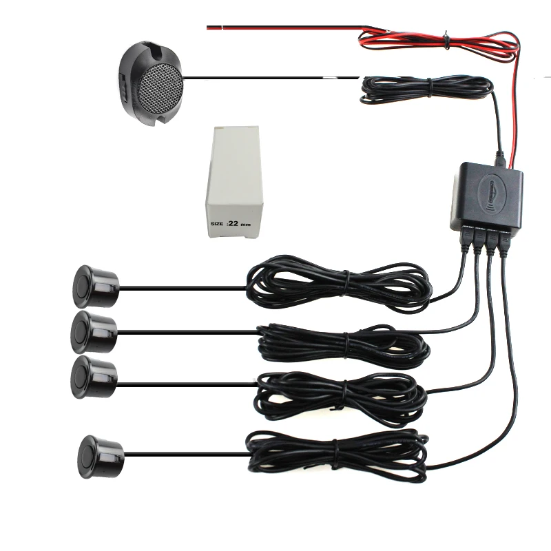 HaiSunny Car Parking Assistance Sensor Buzzer Reverse Radar parktronic Detector System Reverse Sound Alert , 4 Sensors 6 Color
HaiSunny Car Parking Assistance Sensor Buzzer Reverse Radar parktronic Detector System Reverse Sound Alert , 4 Sensors 6 Color