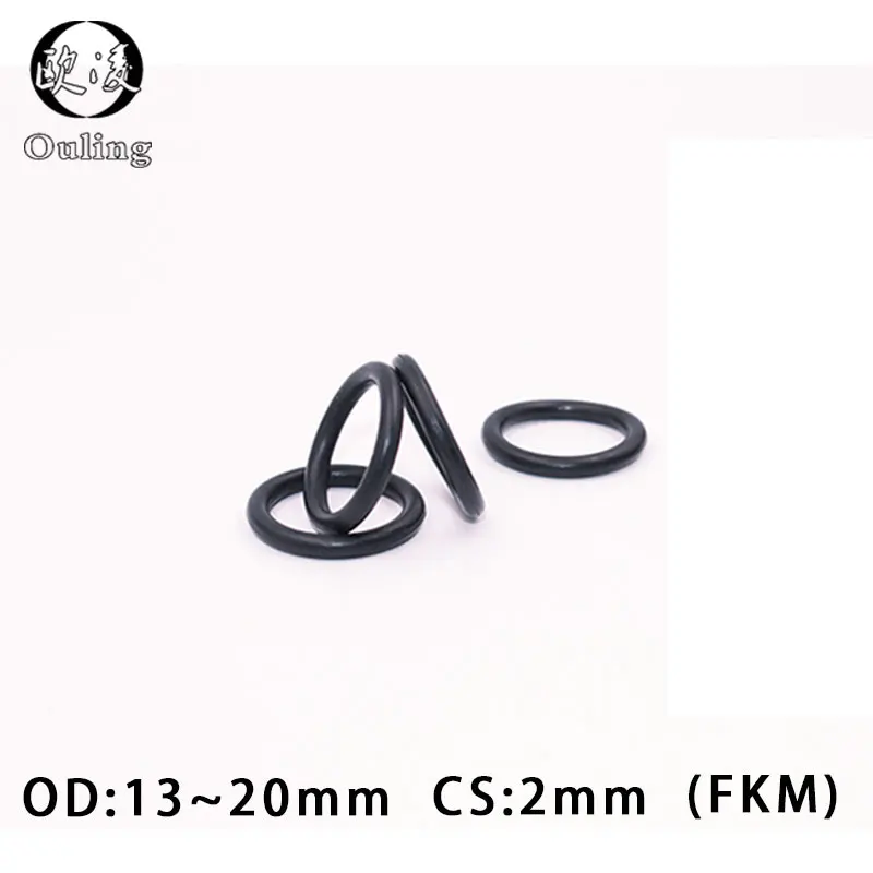 10PC/lot Fluorine rubber Ring Black FKM Oring Seal OD13/14/15/16/17/18/19/20*2mm Rubber O-Ring Seal Oil Ring Fuel Gaskets Washer
10PC/lot Fluorine rubber Ring Black FKM Oring Seal OD13/14/15/16/17/18/19/20*2mm Rubber O-Ring Seal Oil Ring Fuel Gaskets Washer