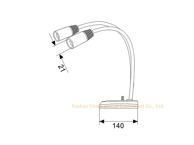 Dental lampe led 3W KD-202B-6 Desktop Examination Light Flexible Tube Bend DC Power Supply
Dental lampe led 3W KD-202B-6 Desktop Examination Light Flexible Tube Bend DC Power Supply