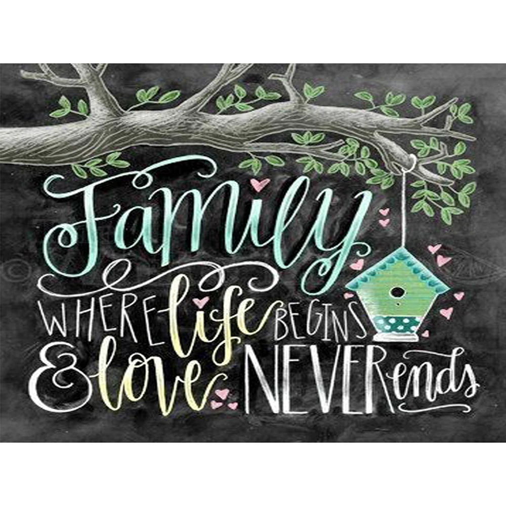Diamond Painting Square/Round Daimond Painting"Chalkboard Drawing Family Text Card Art"Mosaic Rhinestone Embroidery Painting
Diamond Painting Square/Round Daimond Painting"Chalkboard Drawing Family Text Card Art"Mosaic Rhinestone Embroidery Painting