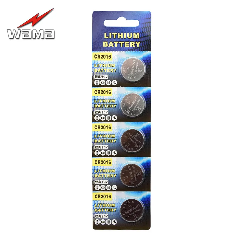 5x Wama CR2016 3V Button Cell Coin Batteries Alkaline for Watch Toys Battery ECR2016 LM2016 BR2016
5x Wama CR2016 3V Button Cell Coin Batteries Alkaline for Watch Toys Battery ECR2016 LM2016 BR2016