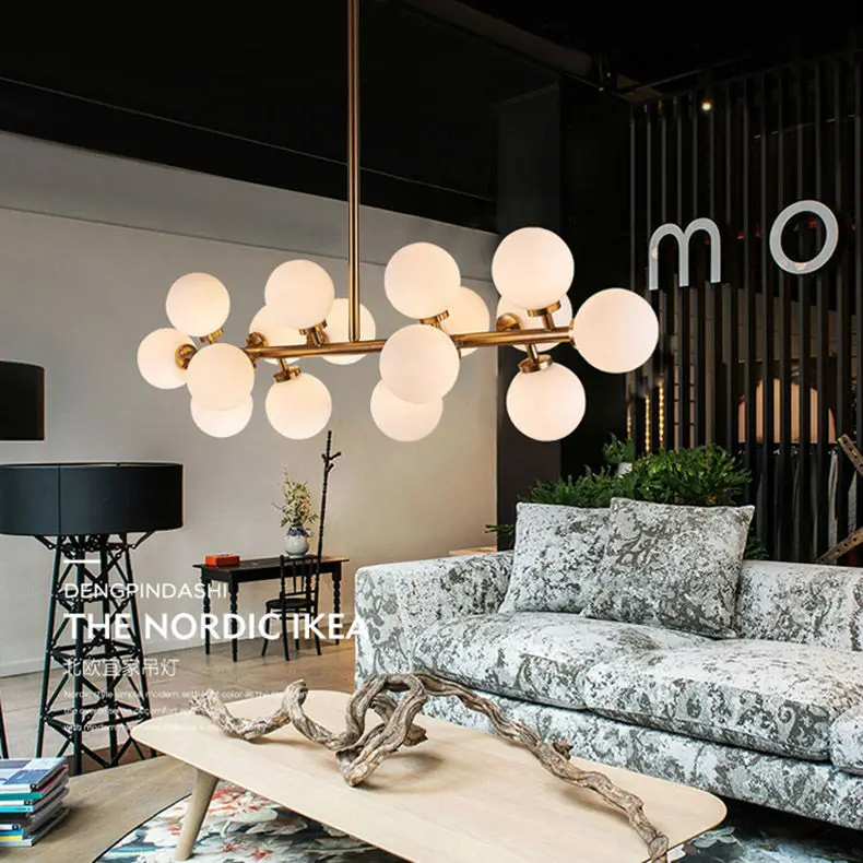 DNA Numerator Gold Glass Ball Pendant Lights G4 LED Bulbs Magic Bean Pendant Lamps for Living Room Bedroom Dining Room
DNA Numerator Gold Glass Ball Pendant Lights G4 LED Bulbs Magic Bean Pendant Lamps for Living Room Bedroom Dining Room