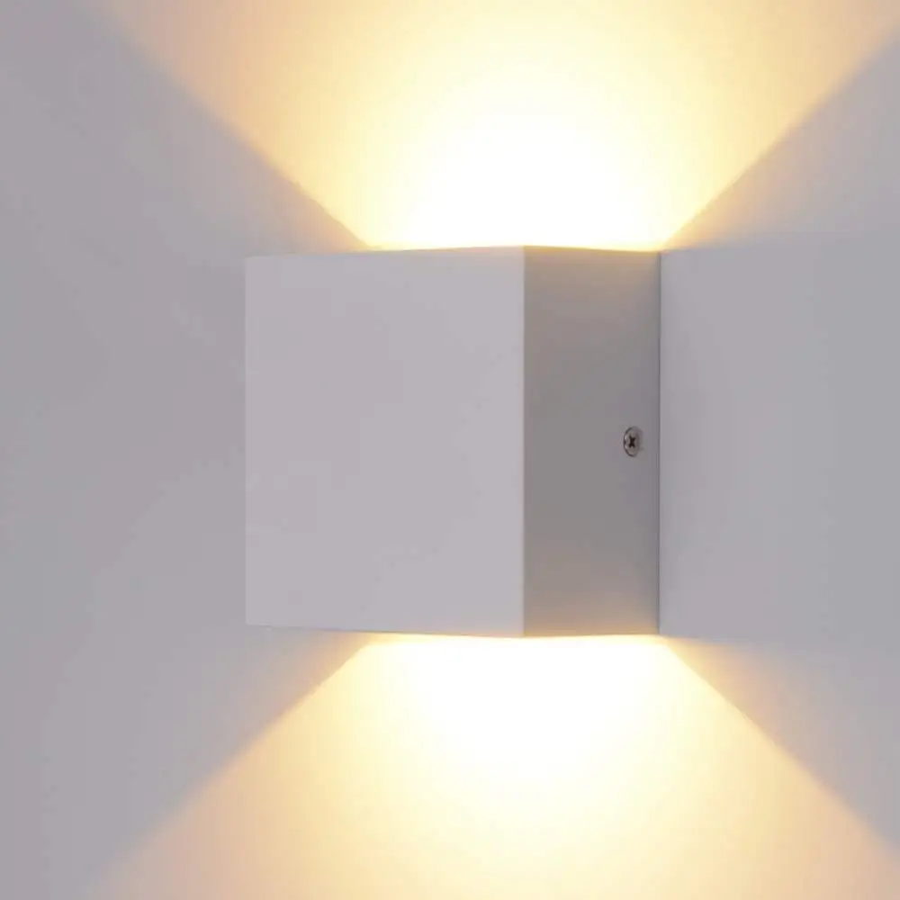 6W Dimmable LED Wall Light Aluminum Simple Aisle Square Up and Down Wall Lamp Bedroom Living Room Background LED Wall Lights
6W Dimmable LED Wall Light Aluminum Simple Aisle Square Up and Down Wall Lamp Bedroom Living Room Background LED Wall Lights