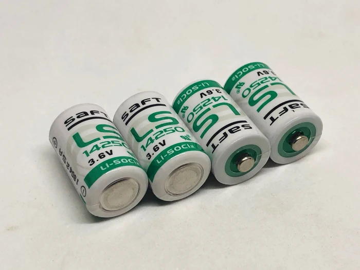 

20pcs/lot New Original SAFT LS14250 AA 3.6V 900mAh Thionyl Chloride Low Self-Discharge Lithium Battery PLC Batteries