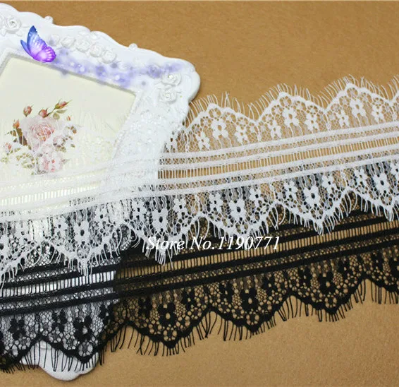 Free shipping 9M/pack width 9cm diy exquisite classic eyelash lace decoration embroidery lace trim
Free shipping 9M/pack width 9cm diy exquisite classic eyelash lace decoration embroidery lace trim