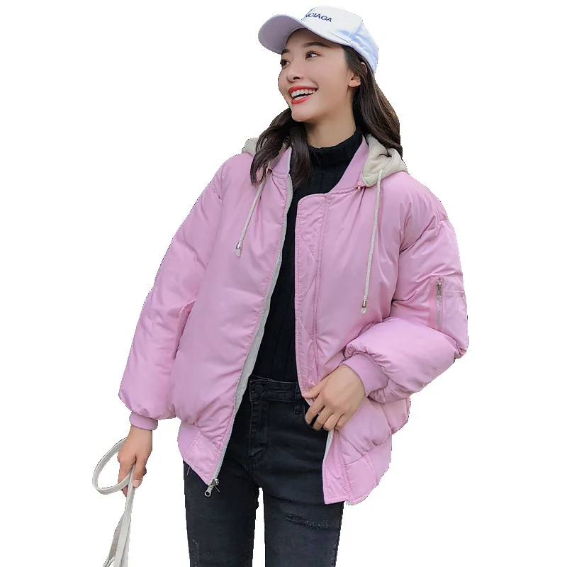 Women Short Parkas Winter Jacket Coat 2019 Fashion Solid Warm Thicken Hooded Padded warm Parkas Female Oversize Top outwear Coat
Women Short Parkas Winter Jacket Coat 2019 Fashion Solid Warm Thicken Hooded Padded warm Parkas Female Oversize Top outwear Coat
