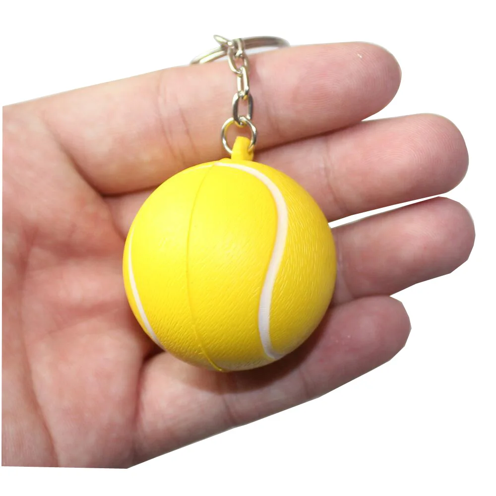 Tennis Ball 4cm Soft PU Foam Keychains Key Chain Key Ring Keyfob Charm Bag Decorate Hanging Ornament Pendant Strap Accessories
Tennis Ball 4cm Soft PU Foam Keychains Key Chain Key Ring Keyfob Charm Bag Decorate Hanging Ornament Pendant Strap Accessories