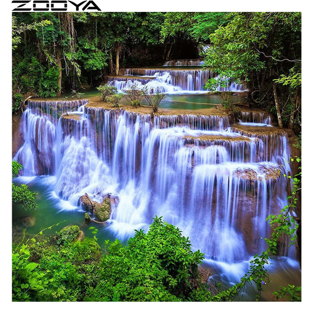 ZOOYA Diamond Painting Cross-Stitch Kit Diamond Embroidery Rhinestone Painting Home Decor Waterfall Tree Needlework Mosaic R1388
ZOOYA Diamond Painting Cross-Stitch Kit Diamond Embroidery Rhinestone Painting Home Decor Waterfall Tree Needlework Mosaic R1388