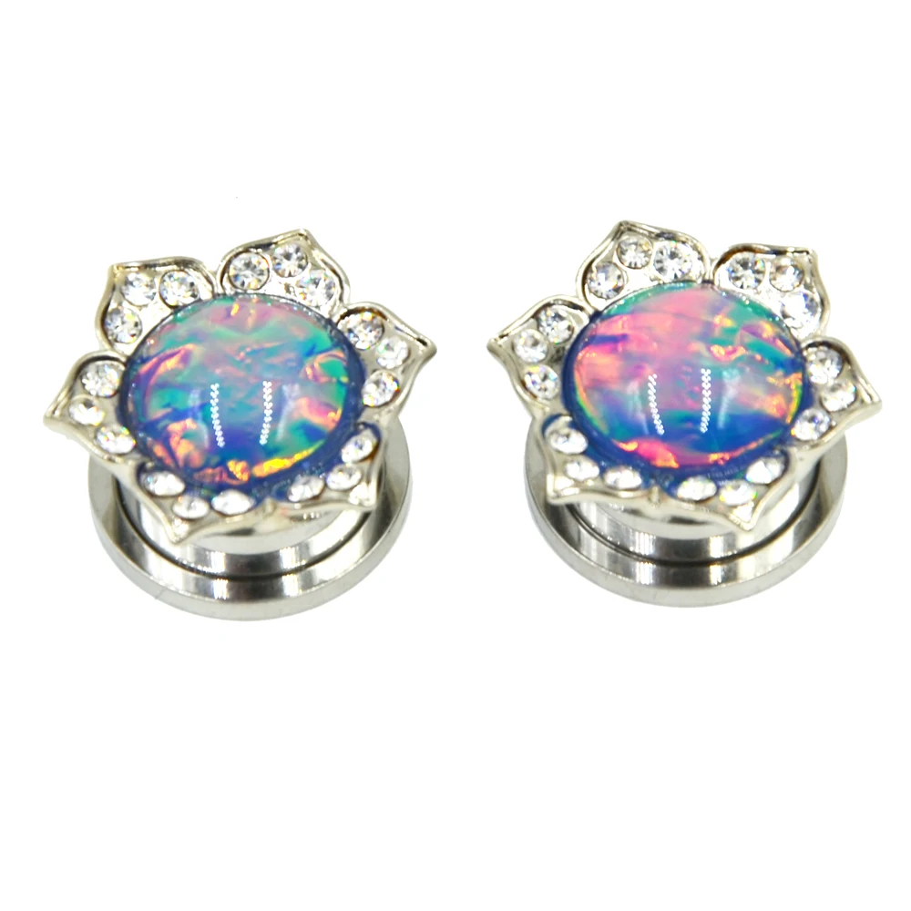 Пара кристаллов CZ крупный Блестящий опал камень драгоценный цветок дизайн винт подходит телесный туннель пробка ювелирные изделия пирсинг...
Пара кристаллов CZ крупный Блестящий опал камень драгоценный цветок дизайн винт подходит телесный туннель пробка ювелирные изделия пирсинг...