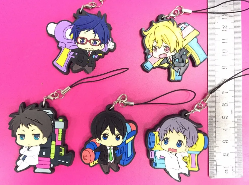 5pcs/lot Japanese anime figure High Speed! -Free! Starting Days rubber Silicone sweet smell mobile phone charms key chain strap
5pcs/lot Japanese anime figure High Speed! -Free! Starting Days rubber Silicone sweet smell mobile phone charms key chain strap