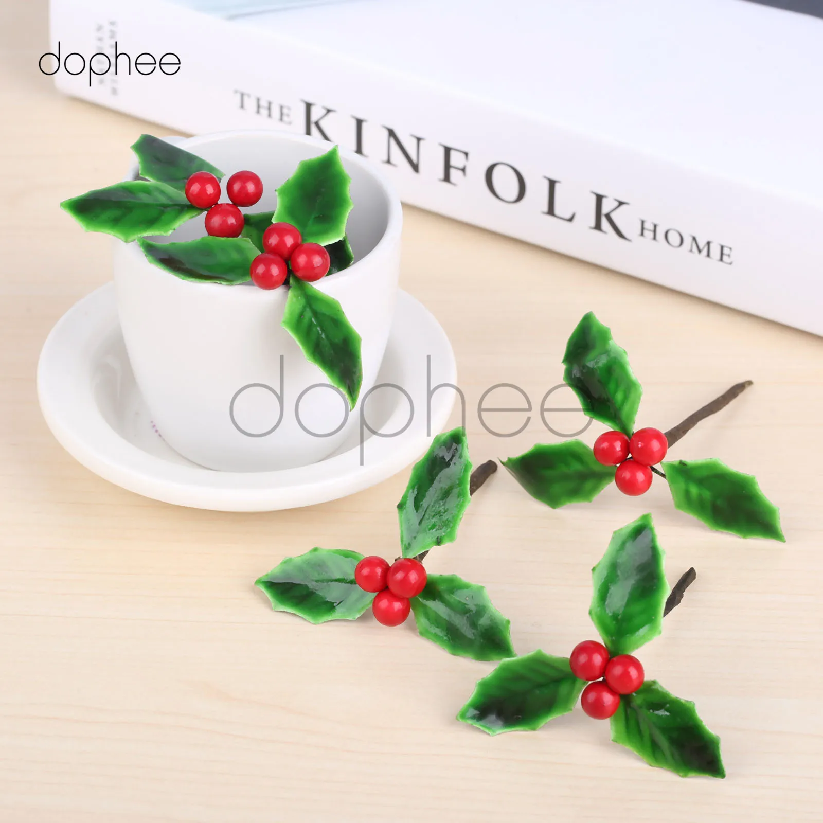 dophee 5pcs Artificial Berries Branches Christmas Decorations for Home Outdoor Berry Leaves Wedding Birthday Party
dophee 5pcs Artificial Berries Branches Christmas Decorations for Home Outdoor Berry Leaves Wedding Birthday Party