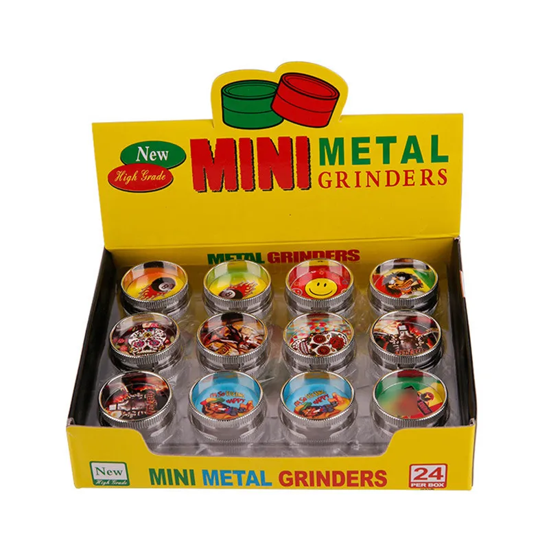 24 Pcs/Box Dia 30MM Mini Grinder Herbal Herb Grinder Tobacco Cigar Grinder Crusher Gadgets Smoking Accessories
24 Pcs/Box Dia 30MM Mini Grinder Herbal Herb Grinder Tobacco Cigar Grinder Crusher Gadgets Smoking Accessories