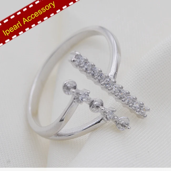 Balance Design With Zircon Silver Rings Holder S925 Sterling Silver Pearl Rings Settings Women DIY Pearl Rings Components
Balance Design With Zircon Silver Rings Holder S925 Sterling Silver Pearl Rings Settings Women DIY Pearl Rings Components
