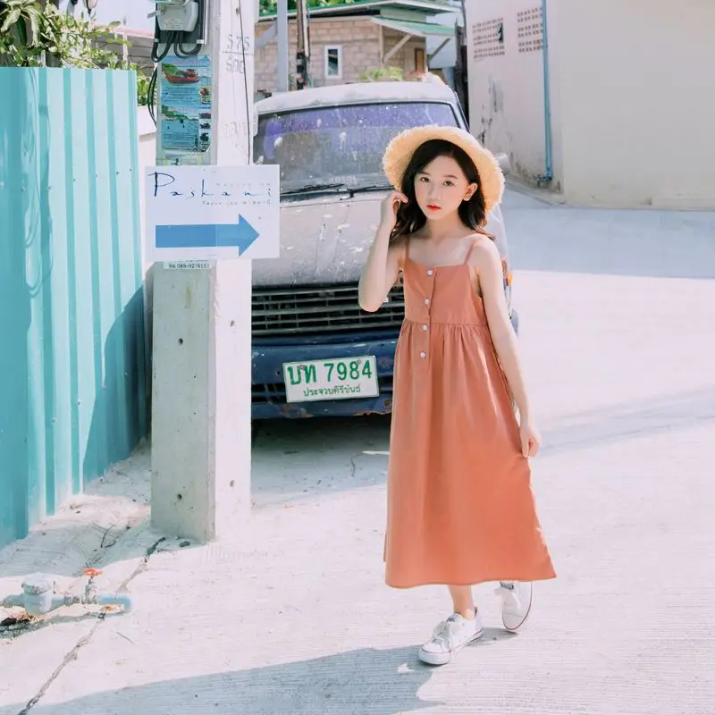 New summer sleeveless cotton solid kids dresses beach girl party dress 4 5 6 7 8 9 10 11 12 13 14 years old baby girl clothes
New summer sleeveless cotton solid kids dresses beach girl party dress 4 5 6 7 8 9 10 11 12 13 14 years old baby girl clothes