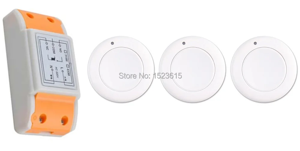 New AC 220 V 1CH Wireless Remote Control Switch System Receiver & 3*White wall Panel Sticky Remote
New AC 220 V 1CH Wireless Remote Control Switch System Receiver & 3*White wall Panel Sticky Remote