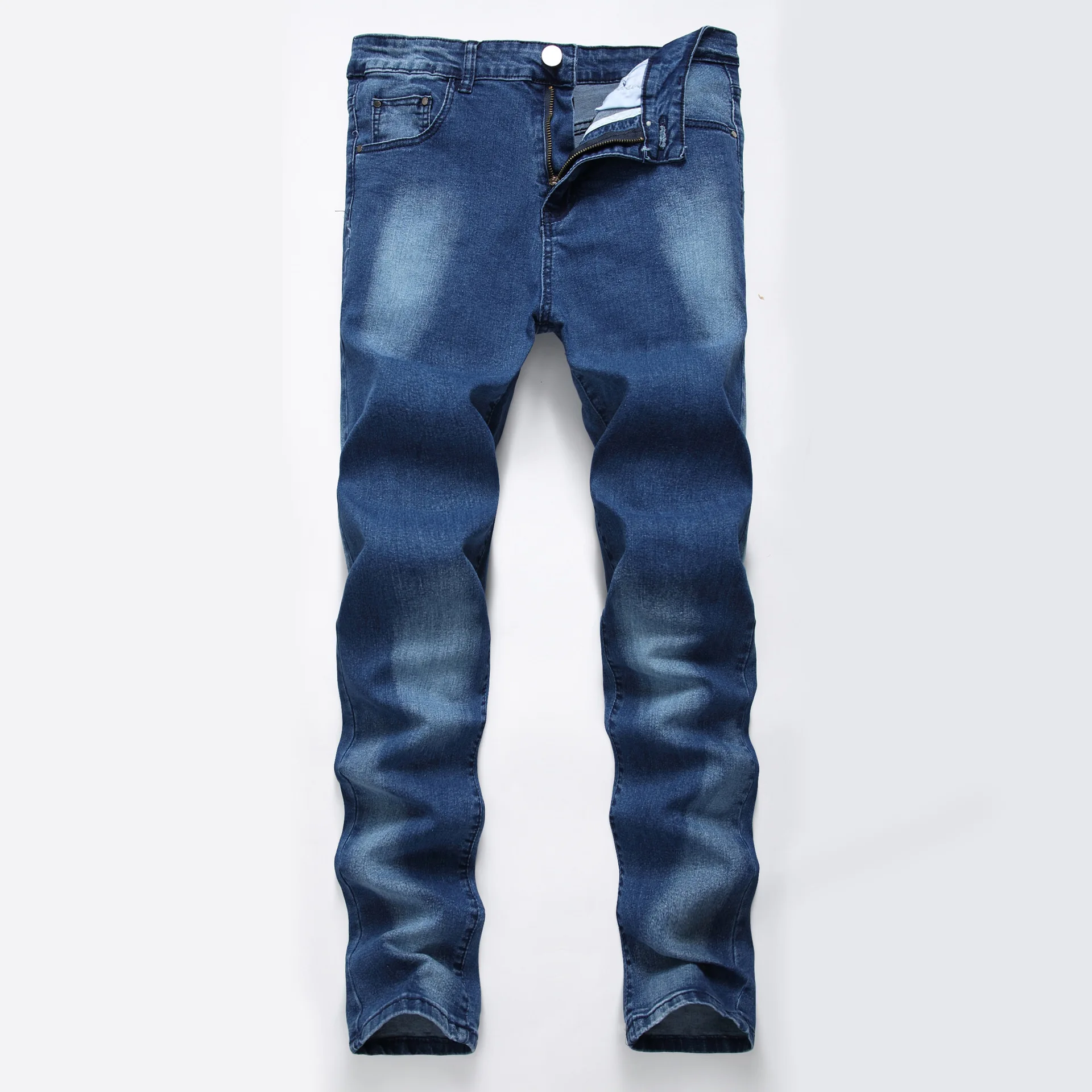 Men Biker Jeans Business Summer Straight Slim Fit Blue Jeans Stretch Denim Pants Trousers Classic Cowboy Man Washed Ripped Jeans
Men Biker Jeans Business Summer Straight Slim Fit Blue Jeans Stretch Denim Pants Trousers Classic Cowboy Man Washed Ripped Jeans