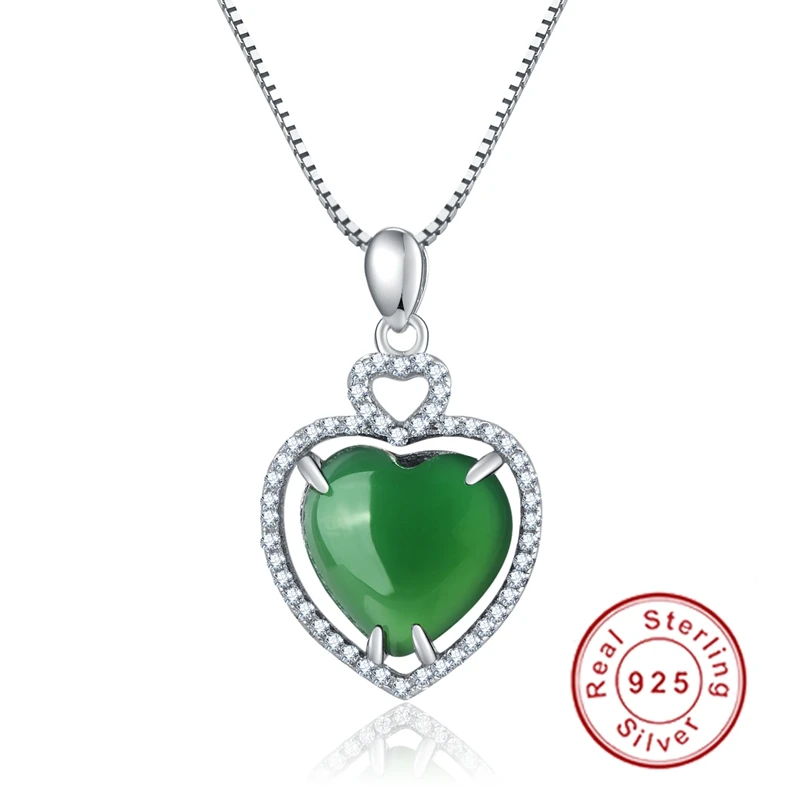 Genuine Natural Gem Stone Heart Pendant Necklace For Women Wedding Solid Pure 925 Sterling Silver Fine Jewelry
Genuine Natural Gem Stone Heart Pendant Necklace For Women Wedding Solid Pure 925 Sterling Silver Fine Jewelry