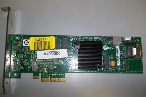 MegaRAID SAS 8704ELP LSI00144 8 Порты и разъёмы SFF8087 128 Мб кэш-память RAID5.6.1.0 MiniSAS 3Gb PCI-E X4 карты