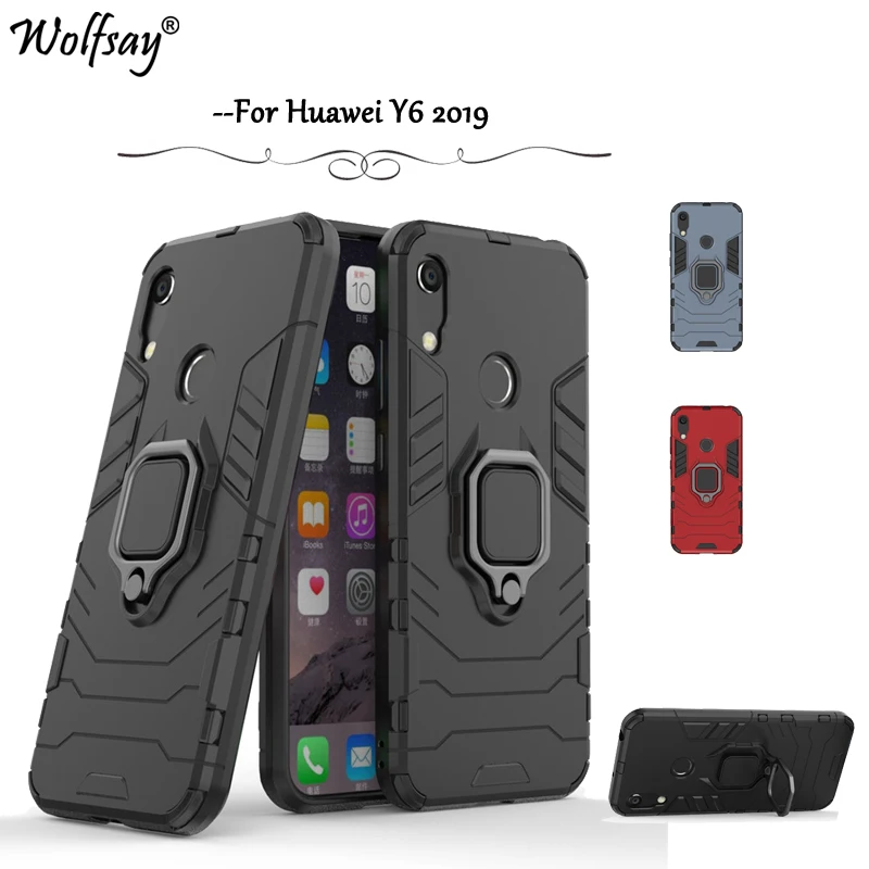 Чехол для huawei Y6 2019, противоударный бронированный силиконовый чехол, Жесткий ПК чехол для телефона huawei Y6 2019, защитный чехол для huawei Y6 2019
Чехол для huawei Y6 2019, противоударный бронированный силиконовый чехол, Жесткий ПК чехол для телефона huawei Y6 2019, защитный чехол для huawei Y6 2019