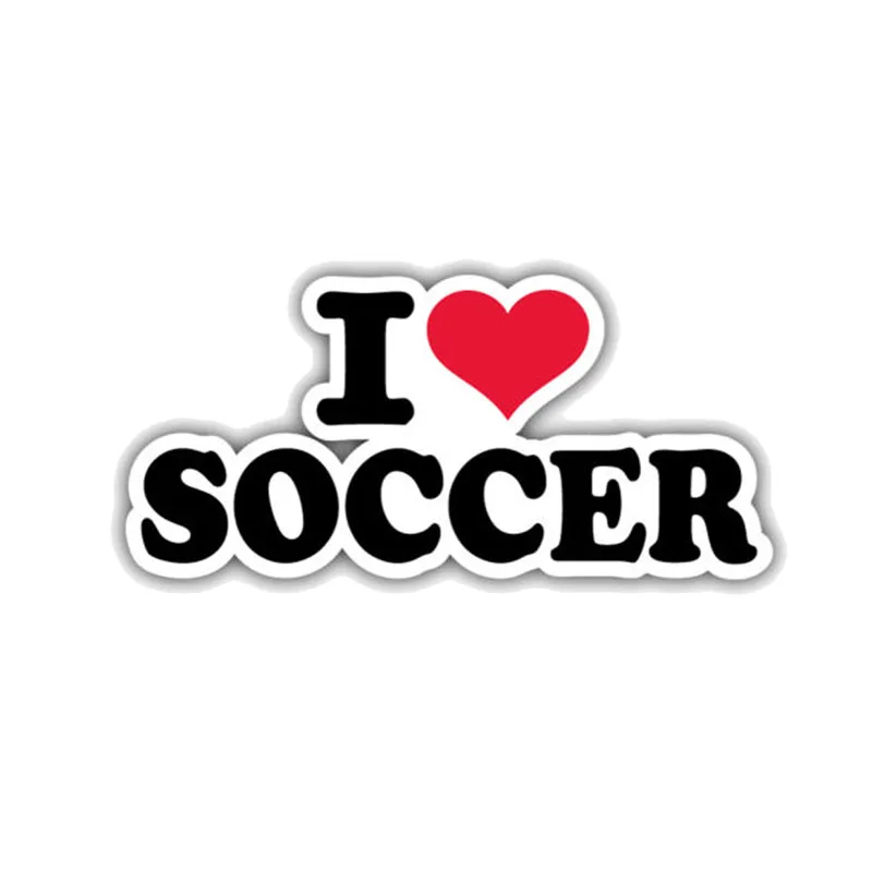 YJZT 12.7CM*5.6CM Fashion Decoration I Love Soccer PVC Motorcycle Car Sticker 11-00442
YJZT 12.7CM*5.6CM Fashion Decoration I Love Soccer PVC Motorcycle Car Sticker 11-00442