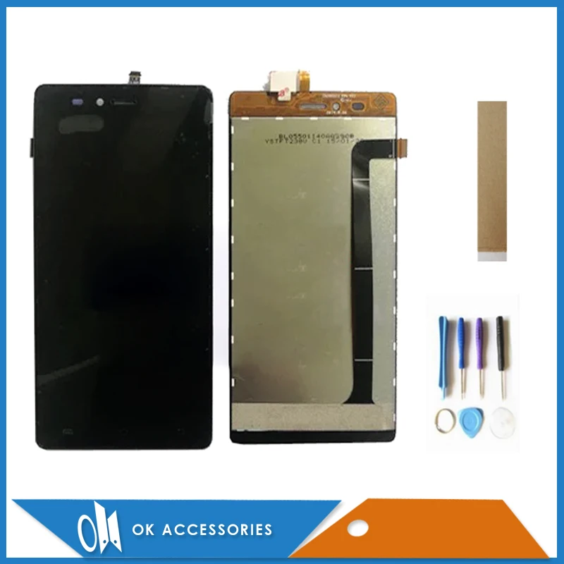For Logicom L-EMENT 55 LCD Display With Touch Screen Digiziter Assembly High Quality Black Color With Tools Tape
For Logicom L-EMENT 55 LCD Display With Touch Screen Digiziter Assembly High Quality Black Color With Tools Tape