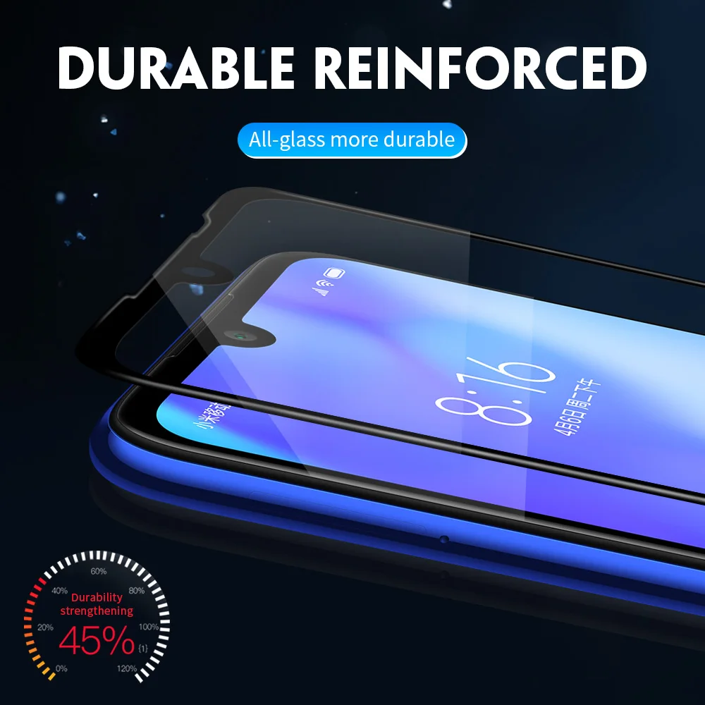 Закаленное стекло Redmi 7 для Xiaomi Note 5 6 Pro 8 9 SE Защитная пленка экрана высокого