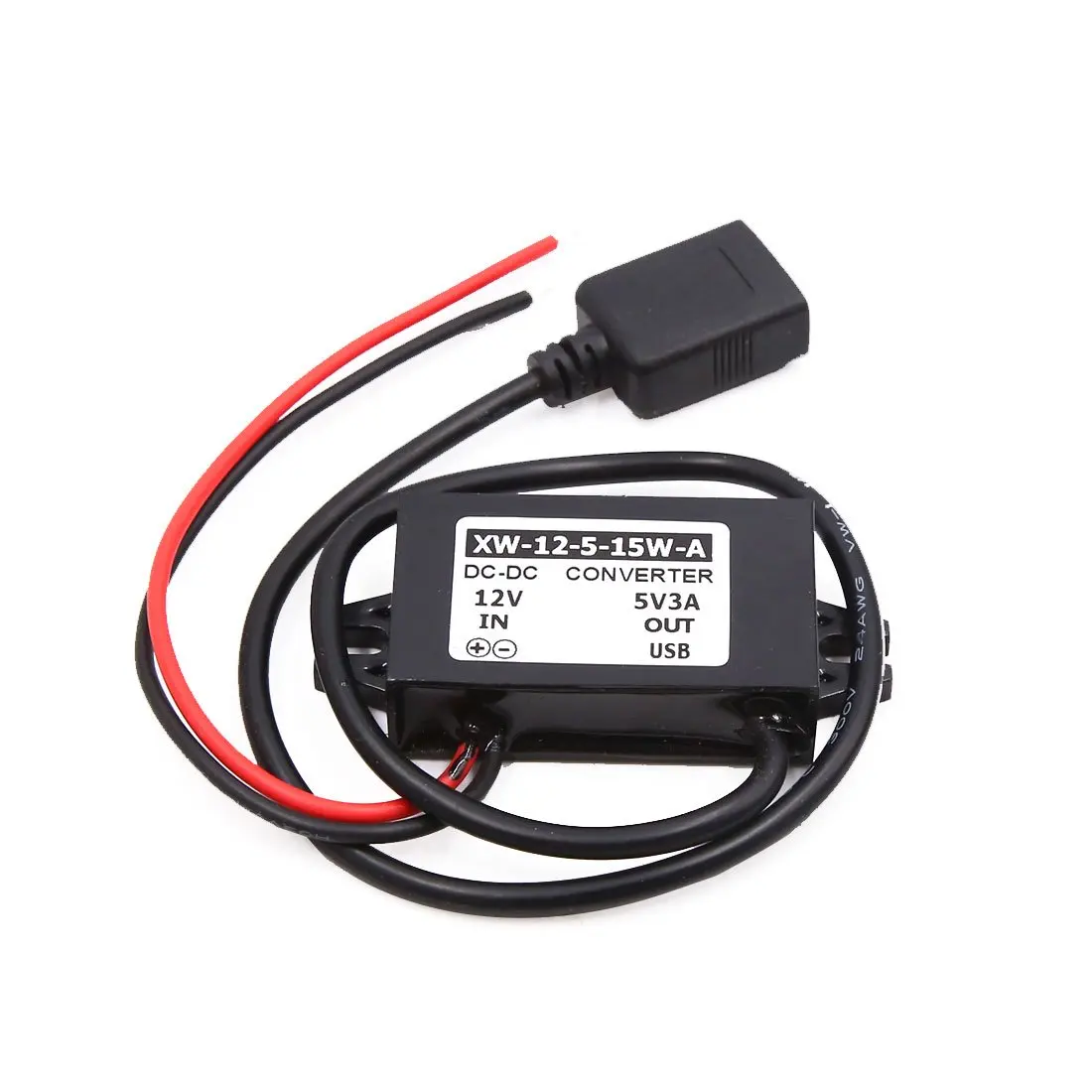 uxcell 12V to 5V 3A USB Car Step Down Reducer Power Supply Transformer Converter
uxcell 12V to 5V 3A USB Car Step Down Reducer Power Supply Transformer Converter