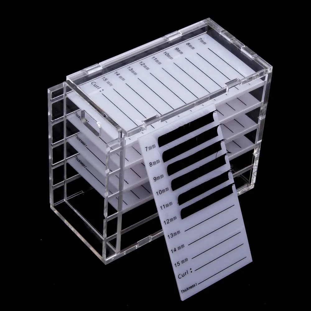 5 Layers Eyelash Storage Box Acrylic Lash Plate Pallet Organizer Case Holders Eyelashes Extension Display Container Makeup Tools
5 Layers Eyelash Storage Box Acrylic Lash Plate Pallet Organizer Case Holders Eyelashes Extension Display Container Makeup Tools