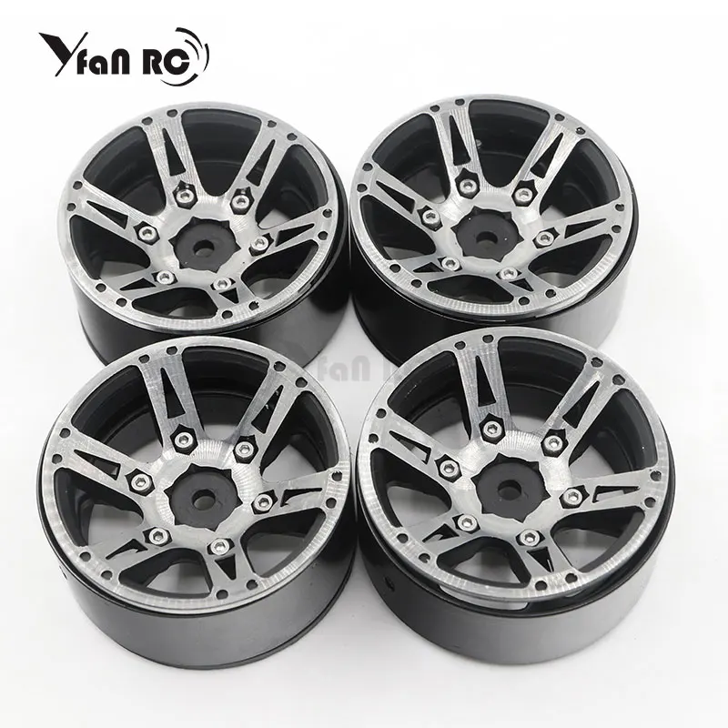 4PCS 1.9 Inch RC Rock Crawler Metal Beadlock Wheel Rim for 1/10 TRX4 Axial SCX10 90046 D90 D110 TF2 F181
4PCS 1.9 Inch RC Rock Crawler Metal Beadlock Wheel Rim for 1/10 TRX4 Axial SCX10 90046 D90 D110 TF2 F181