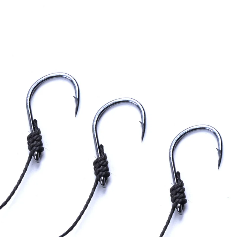 String hook 2pcs/lot 5# 6# 7# 8# 9# 10# 11# 12# 13# 14# High Carbon Steel with 5 Small Hook Rigs Swivel Sea Fishing Tackle
String hook 2pcs/lot 5# 6# 7# 8# 9# 10# 11# 12# 13# 14# High Carbon Steel with 5 Small Hook Rigs Swivel Sea Fishing Tackle