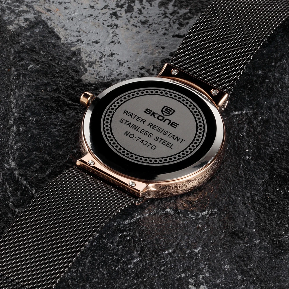SKONE Men Watch Steel Band Quartz Rose Gold Waterproof Simple Casual Classic Male Wristwatches Horloges mannen Relojes Kol saati
SKONE Men Watch Steel Band Quartz Rose Gold Waterproof Simple Casual Classic Male Wristwatches Horloges mannen Relojes Kol saati