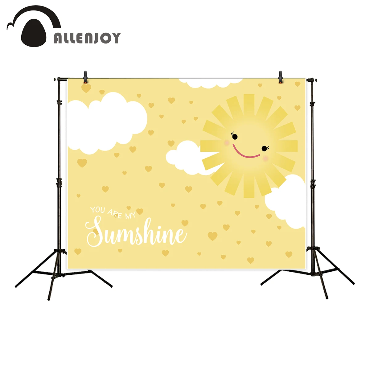 Allenjoy background for photo studio sunshine theme party hearts cloud yellow backdrop photobooth photography professional
Allenjoy background for photo studio sunshine theme party hearts cloud yellow backdrop photobooth photography professional