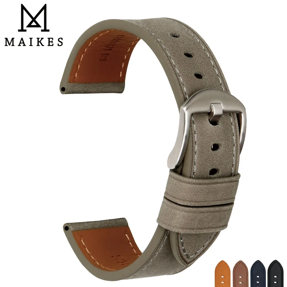 MAIKES Genuine Leather Watchband Watch Accessories Watch Strap 22mm 24mm Bracelet Watch band Watchband For fossil Rolex tissot
MAIKES Genuine Leather Watchband Watch Accessories Watch Strap 22mm 24mm Bracelet Watch band Watchband For fossil Rolex tissot