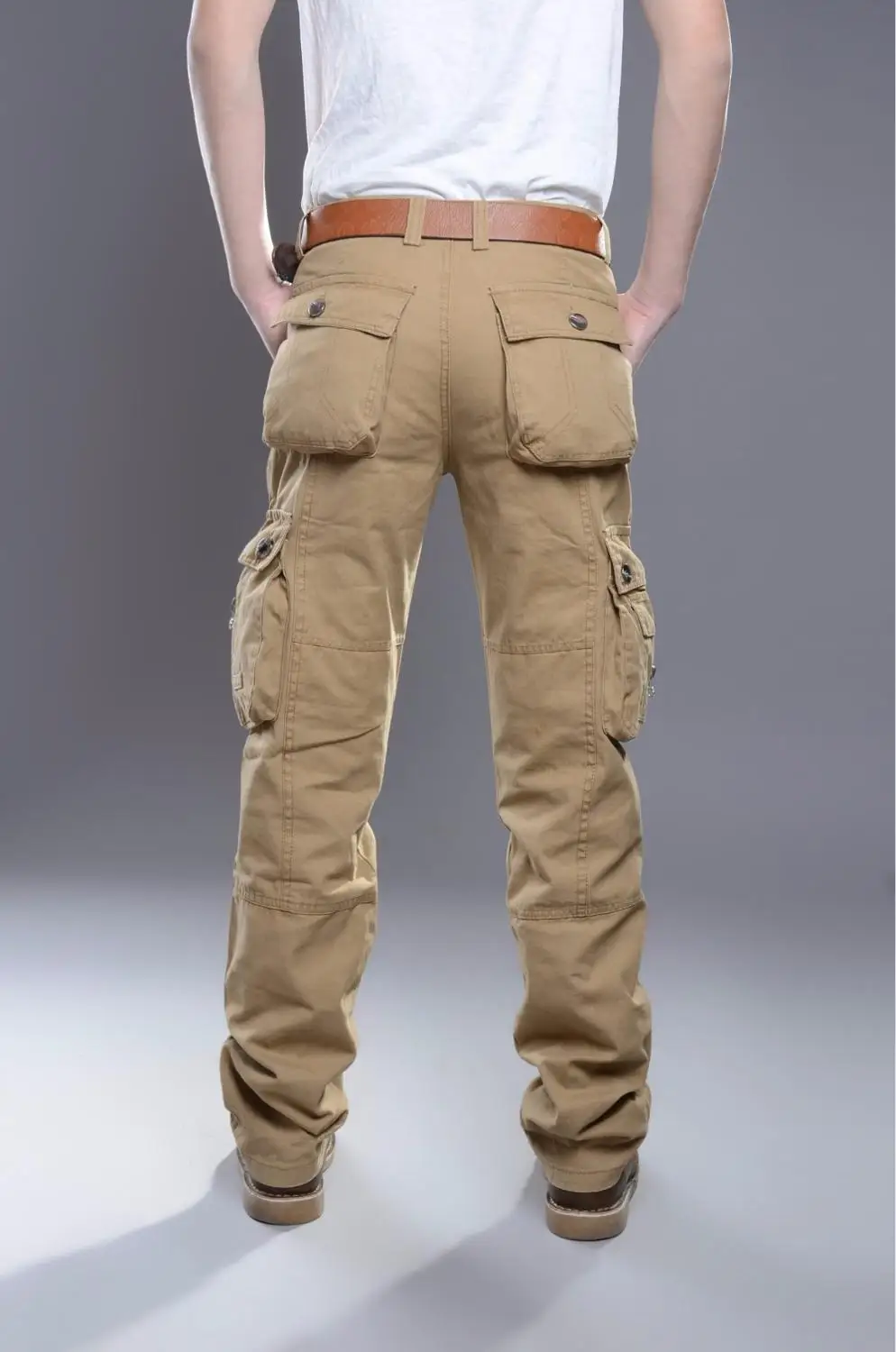 New Men Military Tactical Pants Leisure Loose Army Pants Multi-pocket Solid Color Trousers Camping Mountaineering Pants
New Men Military Tactical Pants Leisure Loose Army Pants Multi-pocket Solid Color Trousers Camping Mountaineering Pants