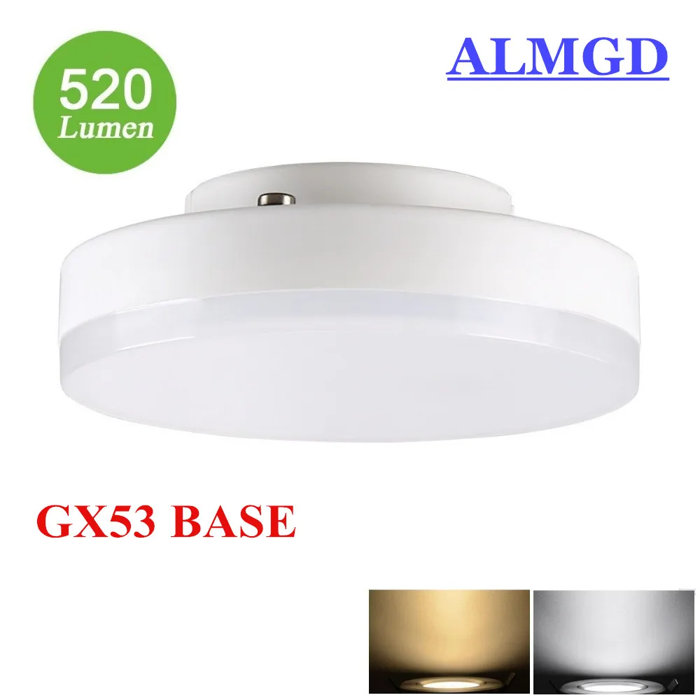 GX53 светодио дный лампы 5 Вт 7 9 светильники кабинет свет smd2835 gx 53 AC 220 В 230 240 теплый
