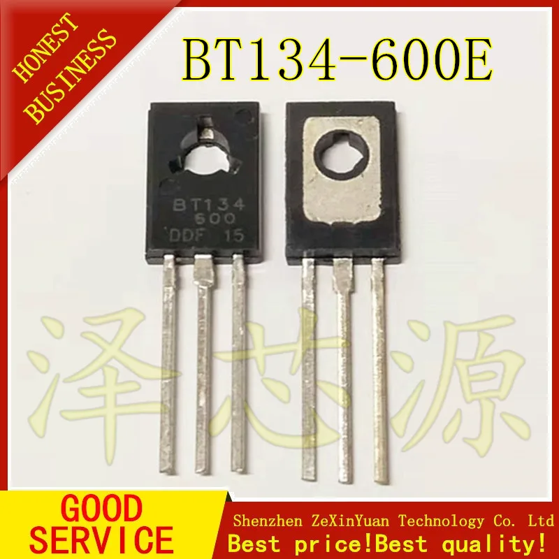 100 шт./лот BT134-600E BT134 600E TRIAC SENS ворота 600V 4A-126 самое лучшее качество. | Электроника