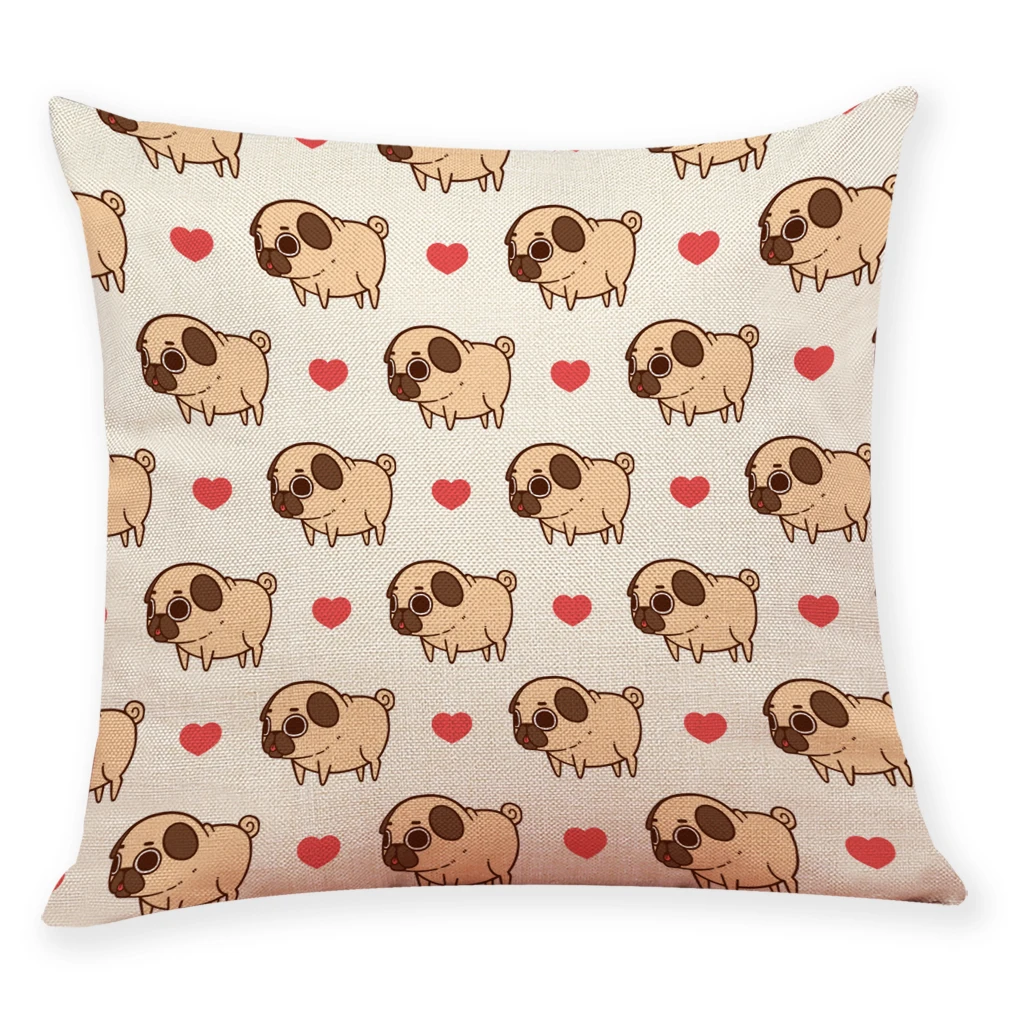 Cute Dog Decorative Pillow Cover Happy New Year Home Decoration Christmas Throw Pillow Cover Cotton Linen Sofa Cushion Cover
Cute Dog Decorative Pillow Cover Happy New Year Home Decoration Christmas Throw Pillow Cover Cotton Linen Sofa Cushion Cover
