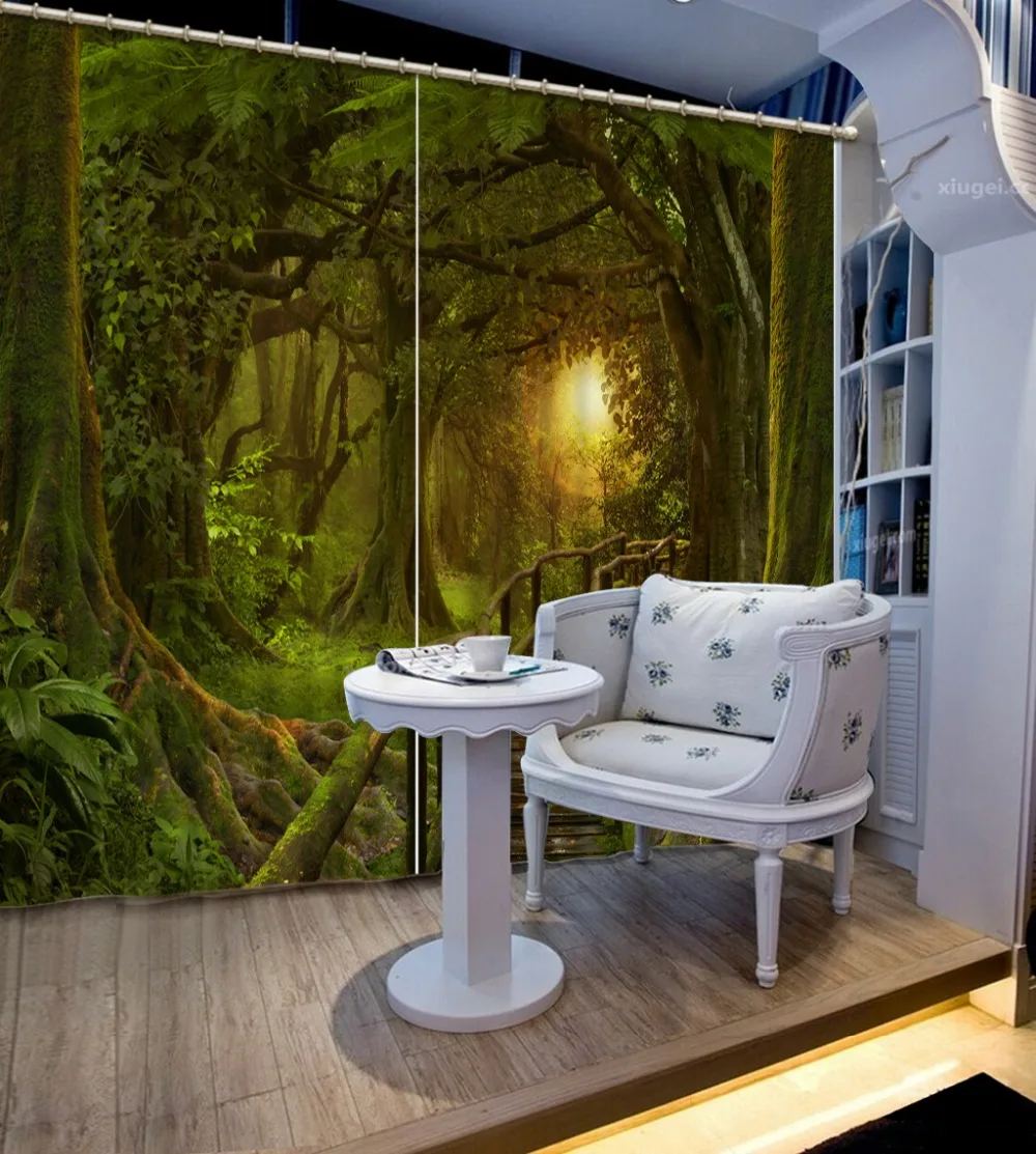Window Curtain Custom Living room Bedroom 3D Curtains Decoration forest Stereoscopic Curtains Modern 3D Blackout Window
Window Curtain Custom Living room Bedroom 3D Curtains Decoration forest Stereoscopic Curtains Modern 3D Blackout Window