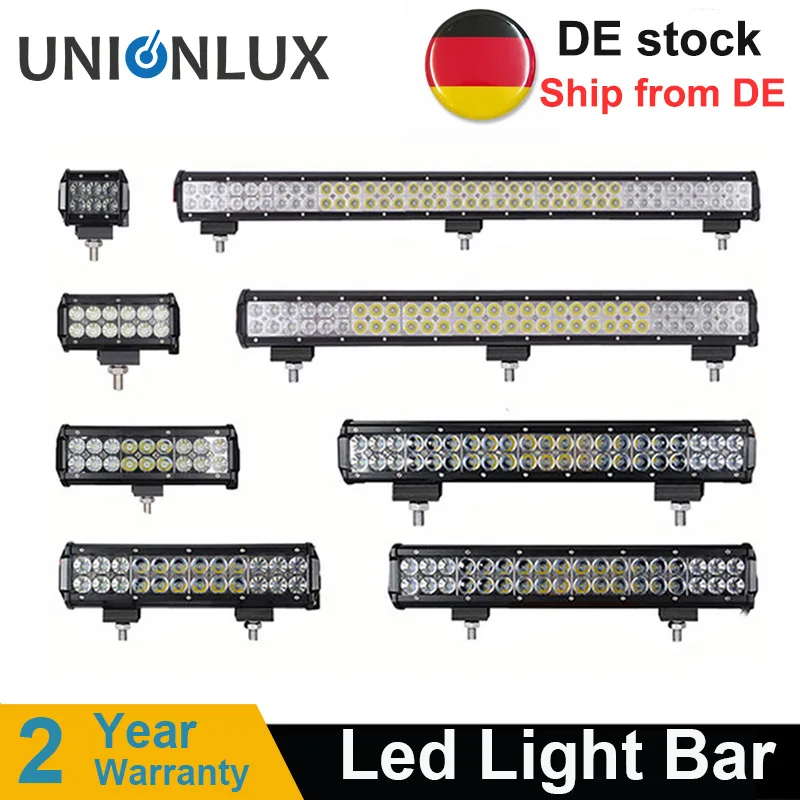 18W 126W 180W 4x4 Offroad Led Light Bar For Cars Combo Beams Off road SUV ATV Tractor Boat Trucks Excavator 12V 24V Work Lights
18W 126W 180W 4x4 Offroad Led Light Bar For Cars Combo Beams Off road SUV ATV Tractor Boat Trucks Excavator 12V 24V Work Lights