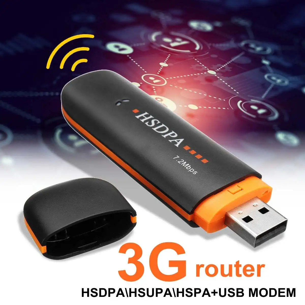 Mini USB Modem HSDPA\HSUPA\HSPA+USB Dongle STICK SIM Modem 7.2Mbps 3G/4G Wireless Network Adapter with TF SIM Card
Mini USB Modem HSDPA\HSUPA\HSPA+USB Dongle STICK SIM Modem 7.2Mbps 3G/4G Wireless Network Adapter with TF SIM Card