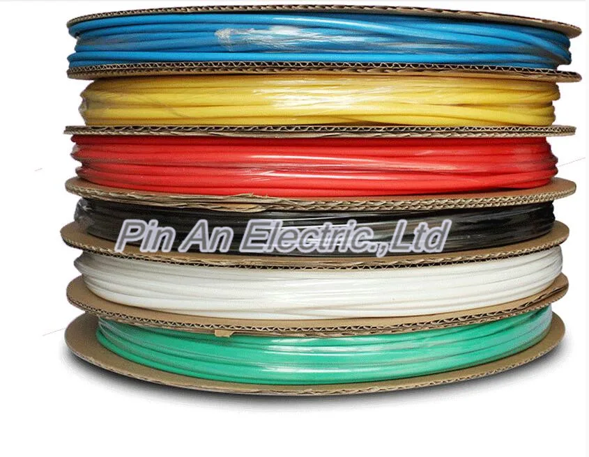 

200m/roll 4MM Heat shrinkable tube heat shrink tubing Insulation casing 200m a reel Rohs inflame